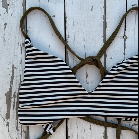 Boys + Arrows Dylan Bikini Top in Cadet - Picture 4 of 5
